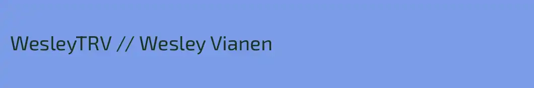 WesleyTRV // Wesley Vianen